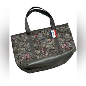 American Tourister Vintage 80’s Floral Tapestry Carpet Bag Travel Carry-On Tote